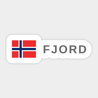 Fjord Norway Sticker